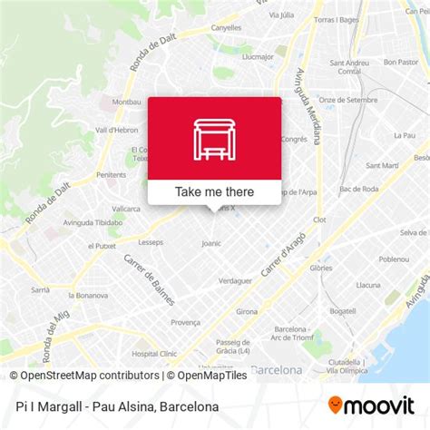 How to get to Pi I Margall - Pau Alsina in Barcelona by Bus, Metro ...