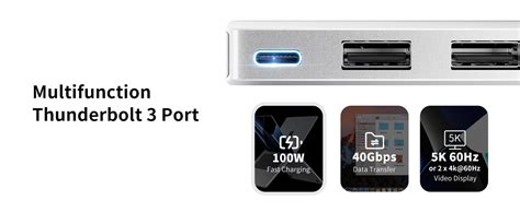 ACASIS 5-in-1 Hub for 2016-2022 MacBook Pro/Air