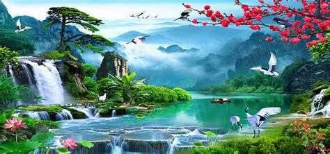 山水风景图背景图片下载_1920x900像素jpg格式_编号zqwfx98kz_图精灵