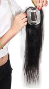 Ritzkart 16inch 4x4 Women hair Topper/Patch Straight Double Knots ...