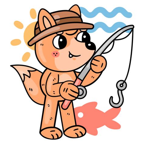 Fishing Stickers - Free hobbies and free time Stickers