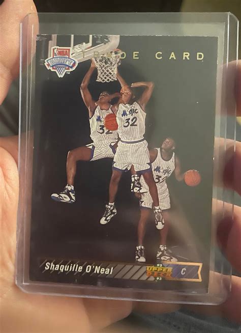 I got this Shaq rookie card for 5 dollars at goodwill along with some ...