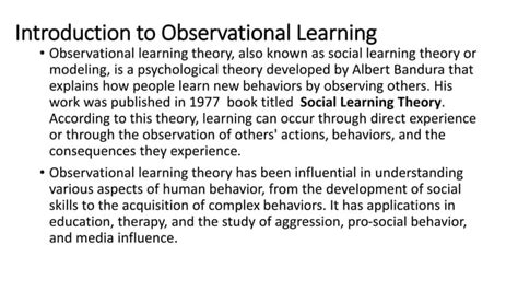 Image result for Observational Learning Theory