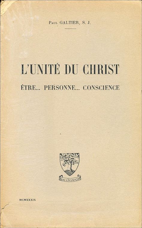 Amazon.in: Buy Unité du christ être - personne - conscience Book Online ...