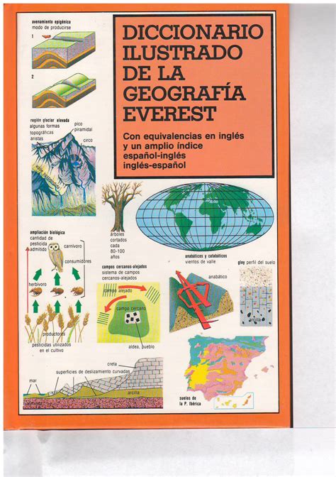 Buy Diccionario ilustrado de la geografía Everest: Con equivalencias en ...