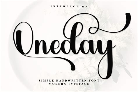 Oneday Font by Inermedia STUDIO · Creative Fabrica