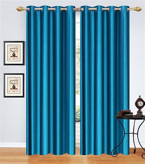 Buy Milan Vencer Range of Coloring Curtain Set of 2, Window- 4ft x 5ft ...