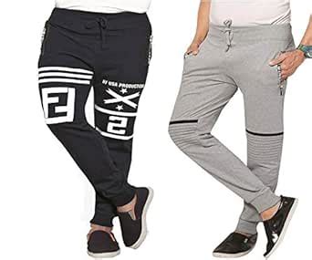 KUNDAN Men's Cottton Lower (Track Pant/Gym Lower/Pyjamas) (Pack of 2 ...
