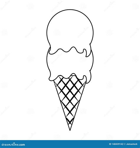 2 ice cream scoops comfortably