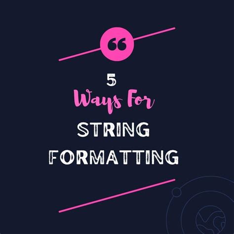 Python String Formatting 的图像结果