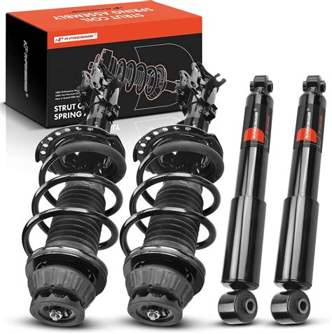 A-Premium Set (4) Front and Rear Complete Shock Absorber Strut & Coil ...