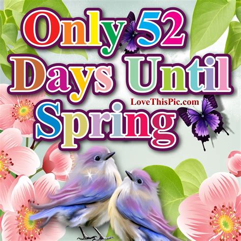 Only 52 Days Until Spring Pictures, Photos, and Images for Facebook ...