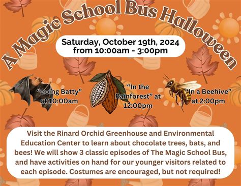 A Magic School Bus Halloween, 2500 W. University Avenue, Ball State ...