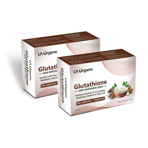 Glutathione Shea Cocoa Butter Skin Whitening Soap – LA Organo