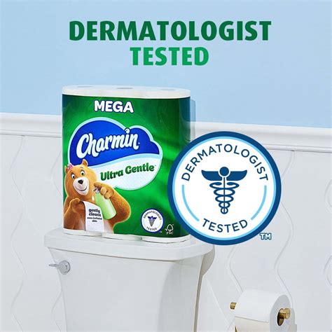 Charmin Ultra Gentle Essential Lotion Toilet Paper, 18 Mega Rolls ...