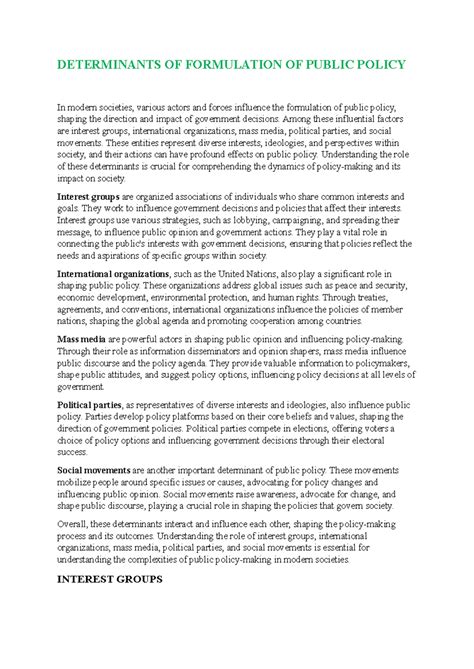 Unit 1-5 - DU SOL notes - B. (Hons.) Core Course Paper-IX : Public ...