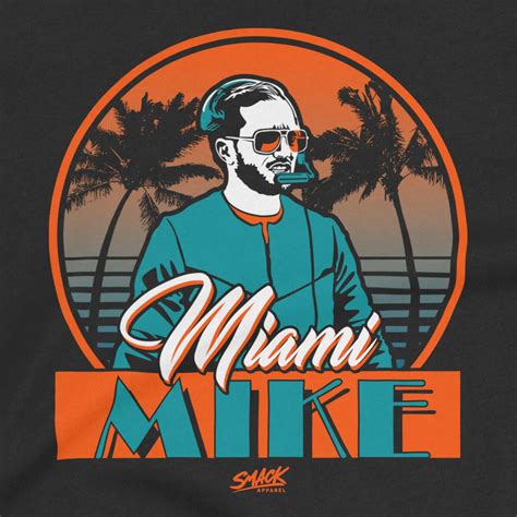 Miami Mike T-Shirt - Black – CanesWear at Miami FanWear