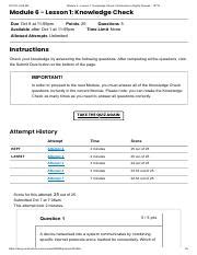 Image result for Module 6 Knowledge Check