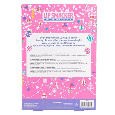 Buy Lip Smacker Holiday 12 pc Advent Calendar Original & Best Lip Balm ...