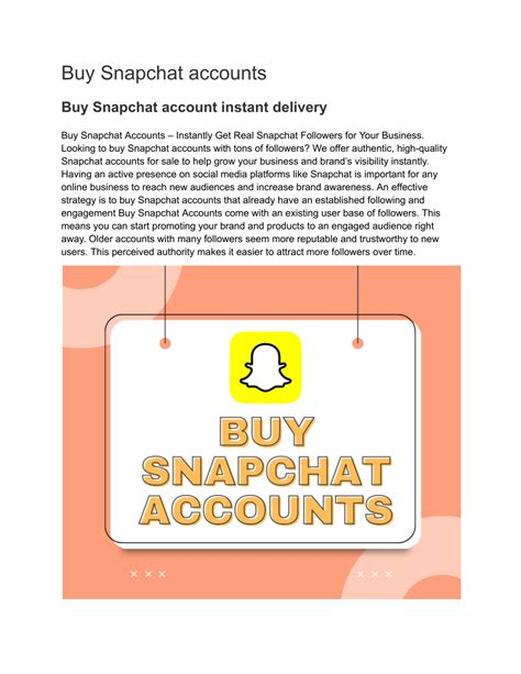 PPT - Buy Snapchat accounts PowerPoint Presentation, free download - ID ...