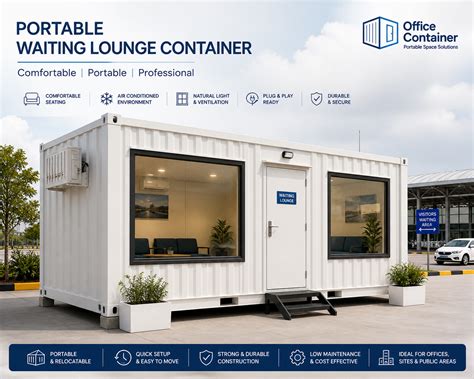 Portable Waiting Lounge Container in Moga by Office Container ...