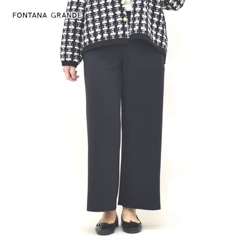 FONTANA GRANDE フォンタナグランデ ストレッチワイドストレートパンツ 617601 レディース【送料無料】 | BRAND ...