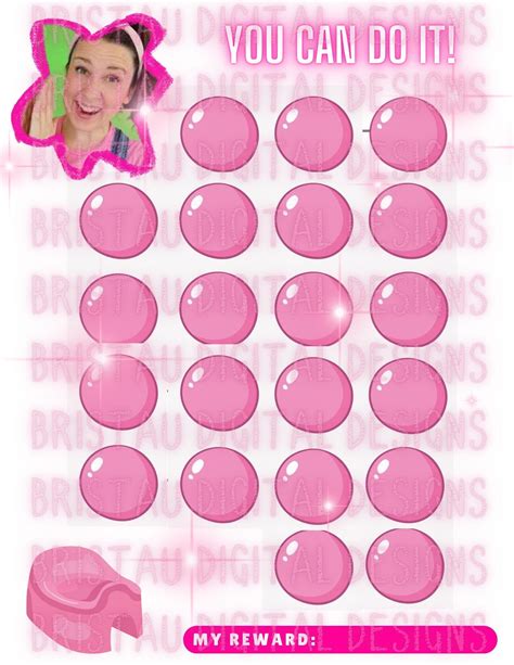 Ms Rachel Potty Training Chart Printable - Etsy