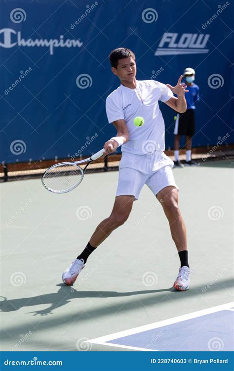 Wu Tung-lin at the Winston-Salem Open Editorial Stock Photo - Image of ...