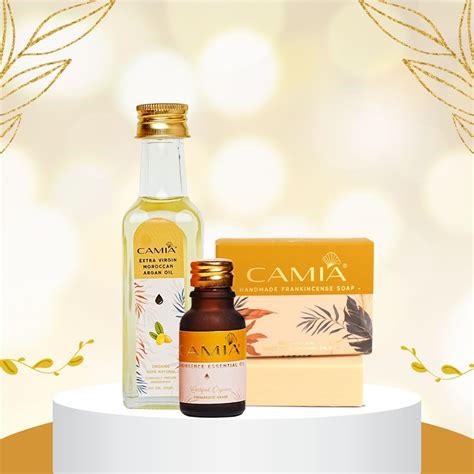 Youthful Radiance Kit by Camia - Argan Oil, Frankincense Soap & Oil – CAMIA