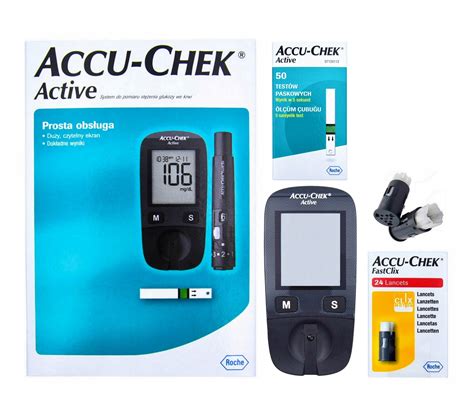 GLUKOMETR ACCU-CHEK ACTIVE + 60 PASKÓW + GRATIS ! (4015630064267 ...
