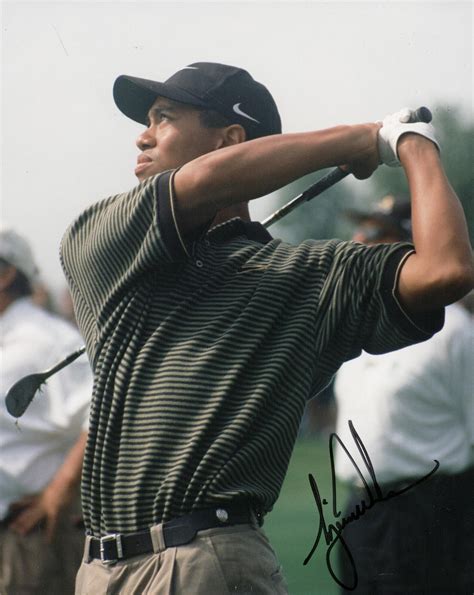 Lot Detail - Tiger Woods Near-Mint Signed 8" x 10" Color Photograph ...