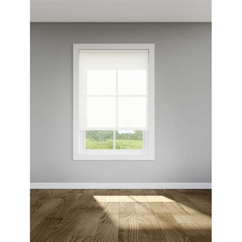 LEVOLOR 73-in x 72-in Dove Light Filtering Cordless Roller Shade ...