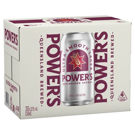 POWERS LAGER CAN 30PK 375ML | Star Liquor
