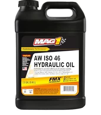MAG 1 00462 AW ISO 46 Hydraulic Oil - 2.5 Gallon : Amazon.in