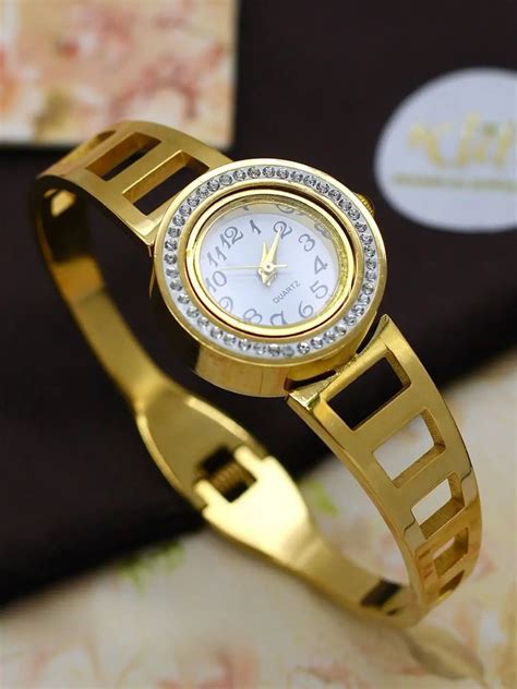 Buy Anti Tarnish Openable Kada Bracelet Watch Online - Ishhaara