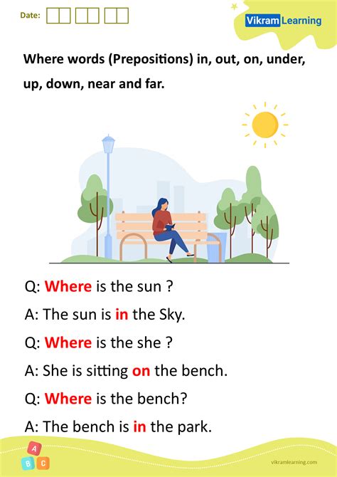 Download where words (prepositions) in, out, on, under, up, down, near ...