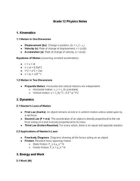 Physics Grade 12 Learn Xtra Notes 的图像结果