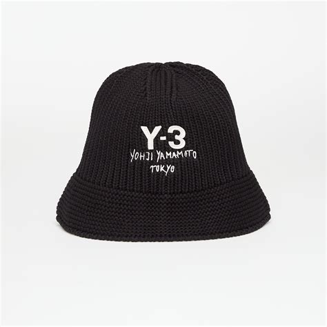 Bucket hats Y-3 Knit Bucket Black | Footshop