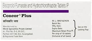 Concor Plus 5/12.5 MG | Order Concor Plus 5/12.5 MG Tablet Online at ...