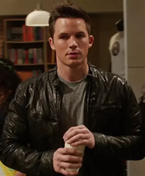 Liam Court 90210 S05 Black Leather Jacket - Vanquishe