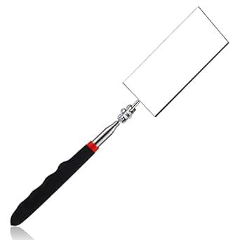 Telescoping Inspection Mirror, Rectangle Telescopic Mechanics Mirror ...