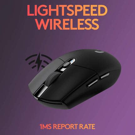 Logitech G304 Lightspeed Wireless Gaming Mouse, Hero Sensor, 12,000 DPI ...