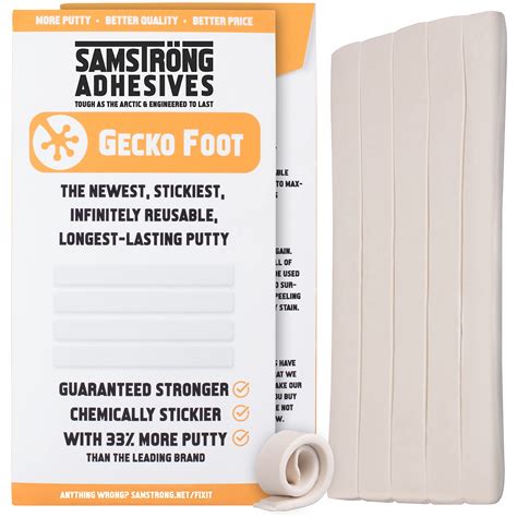 Buy Sticky Tack - Samströng Gecko Foot Putty - The Perfect Wall Putty ...