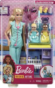 BARBIE Careers Baby Doctor Doll And Playset (Multicolor) - Careers Baby ...