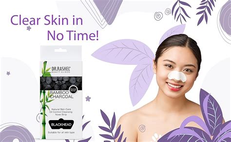DR.RASHEL Bamboo Charcoal Nose Strip With Natural Charcoal And Bamboo ...