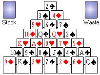 Image result for Pyramid Solitaire Instructions