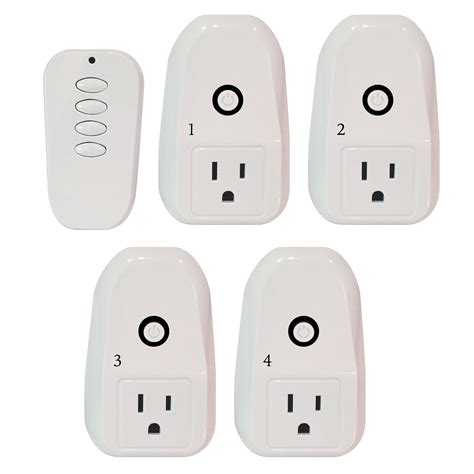 Blackstone International Ltd Indoor Remote Controlled Outlet 4-Pack ...