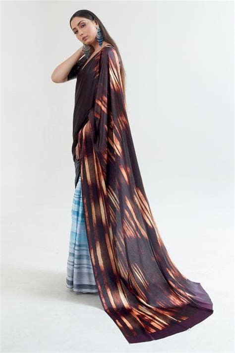 Buy Designer Crepe Saree Online @ Best Price | Karagiri