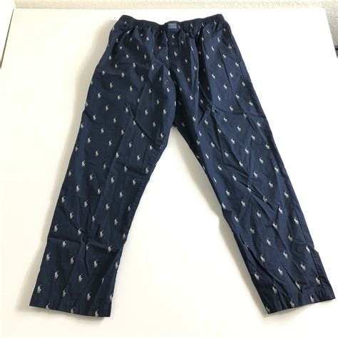 Polo Ralph Lauren Sleepwear All Over Pony Pajama Pants Blue Size XL ...