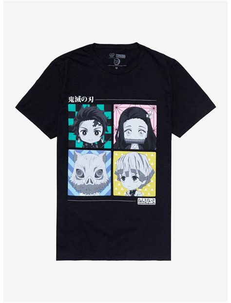 Demon Slayer: Kimetsu No Yaiba Nendoroid Group Grid T-Shirt | Hot Topic
